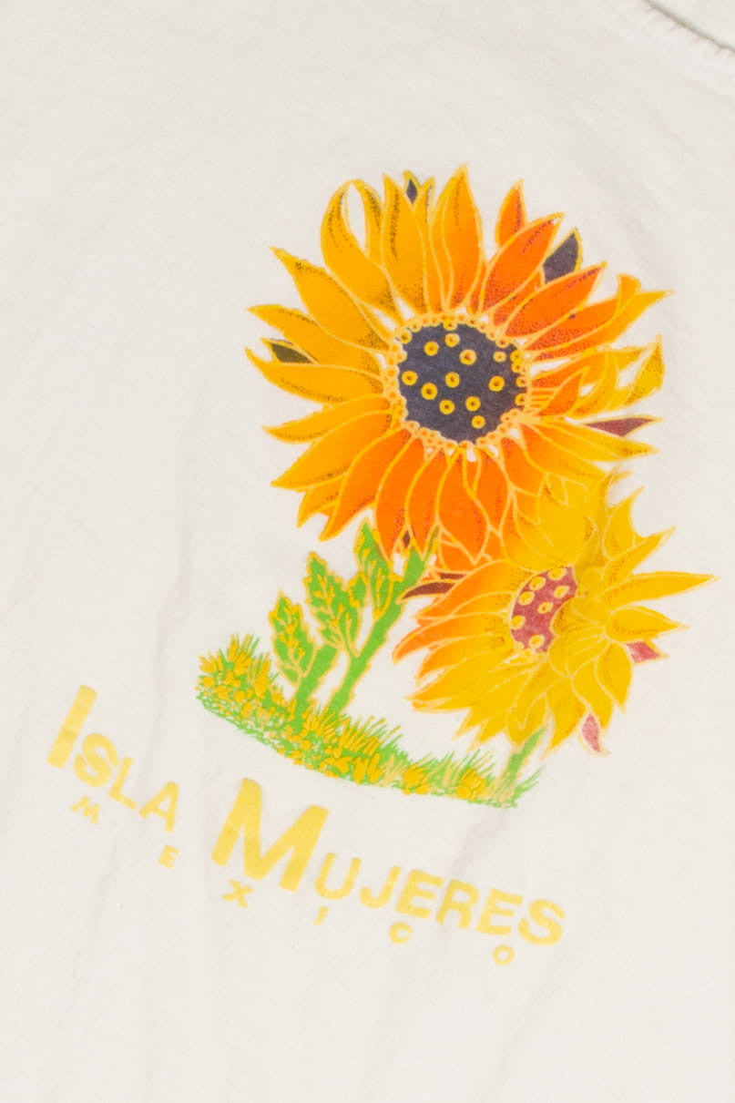 Isla Mujeres Mexico Sunflower Tank Top