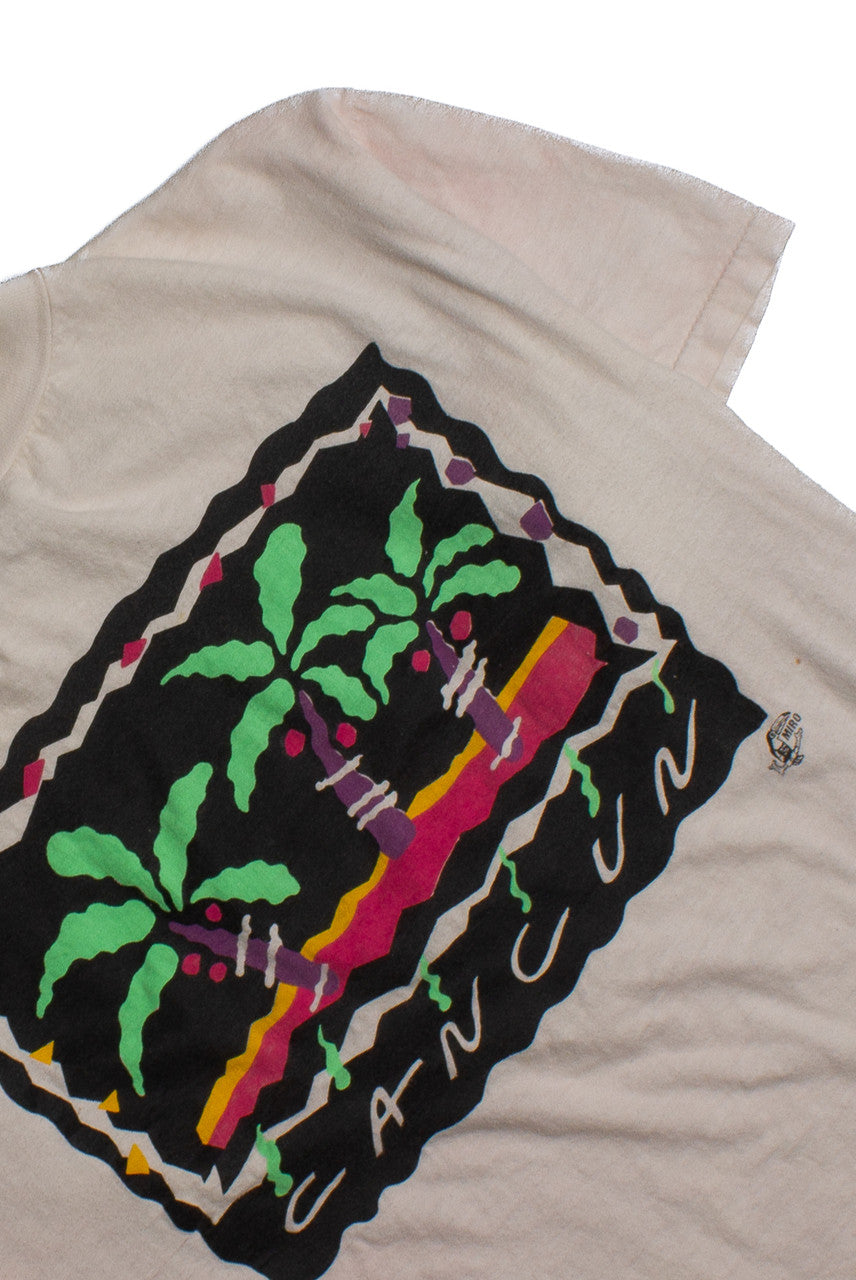 Vintage Cancun Mexico Palms T-Shirt (1980s)