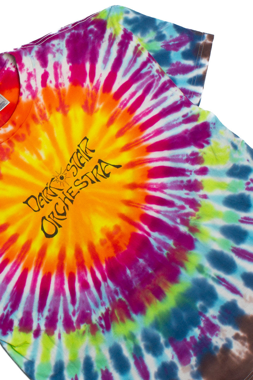 Vintage 90s Tie Dye Dark Star Orchestra Band T-Shirt