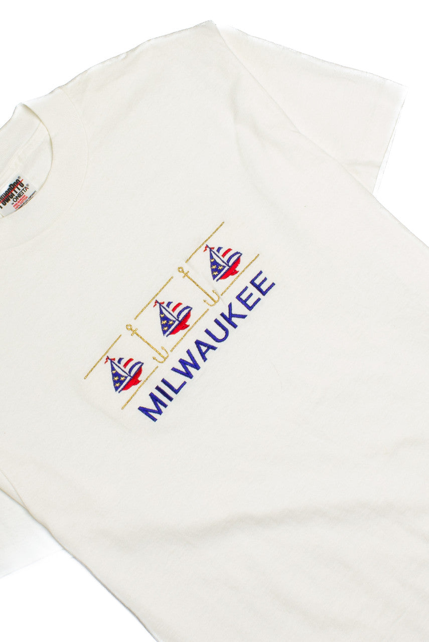 Vintage Embroidered Milwaukee T-Shirt (1990s)