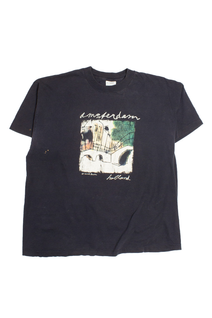 Vintage Amsterdam Graphic T-Shirt (1980s)