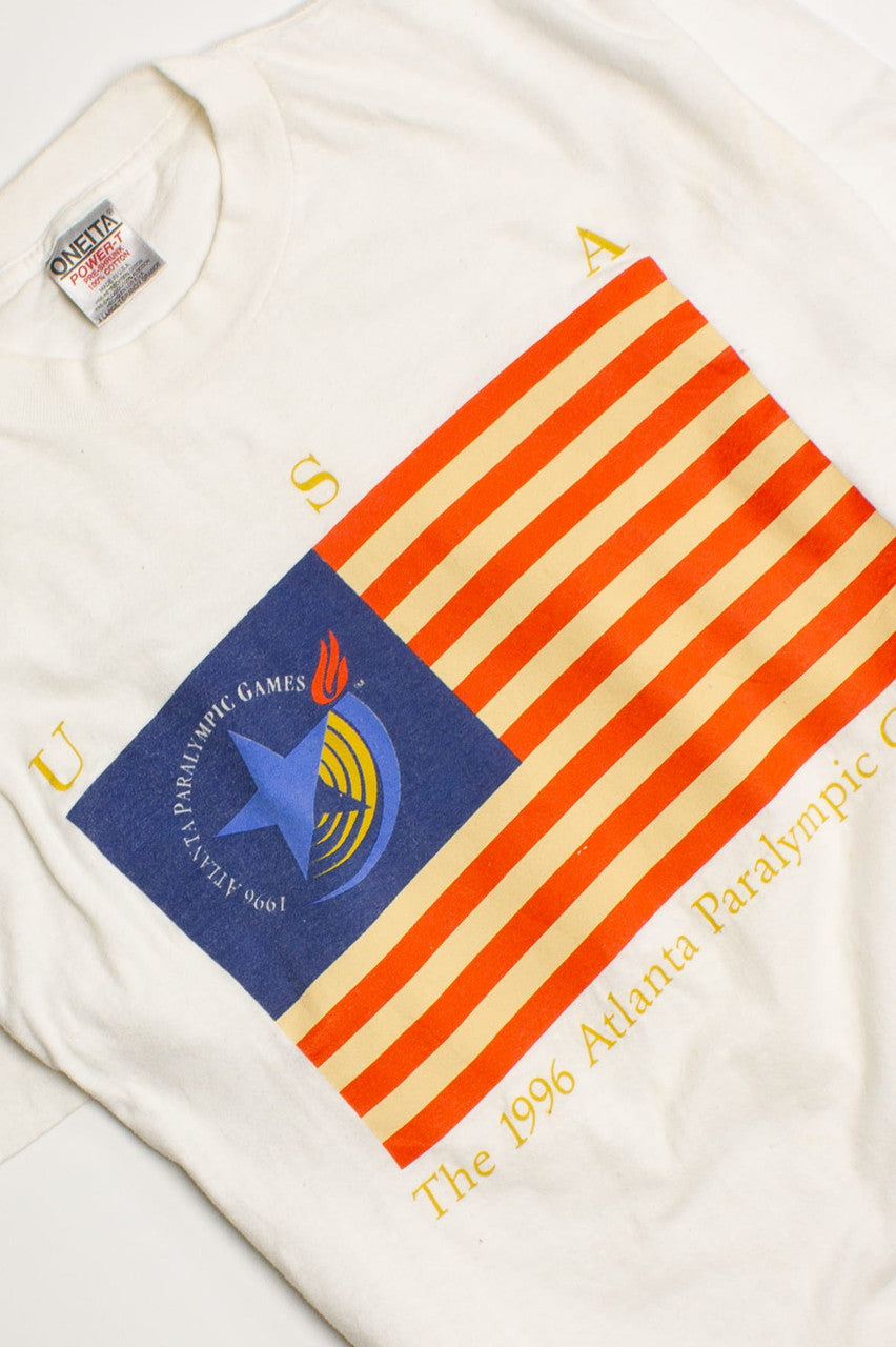 Vintage American Flag T-Shirt (1990s) 8325