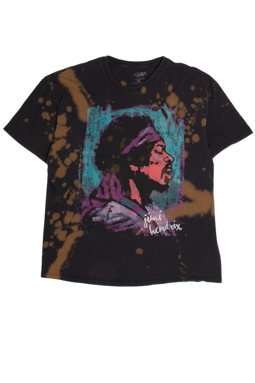 Jimi Hendrix Bleach Tie Dye T-Shirt