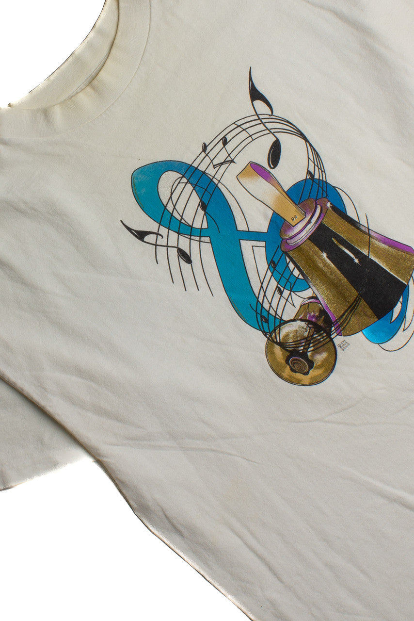 Vintage Music Note And Bell T-Shirt (1990s) 8461