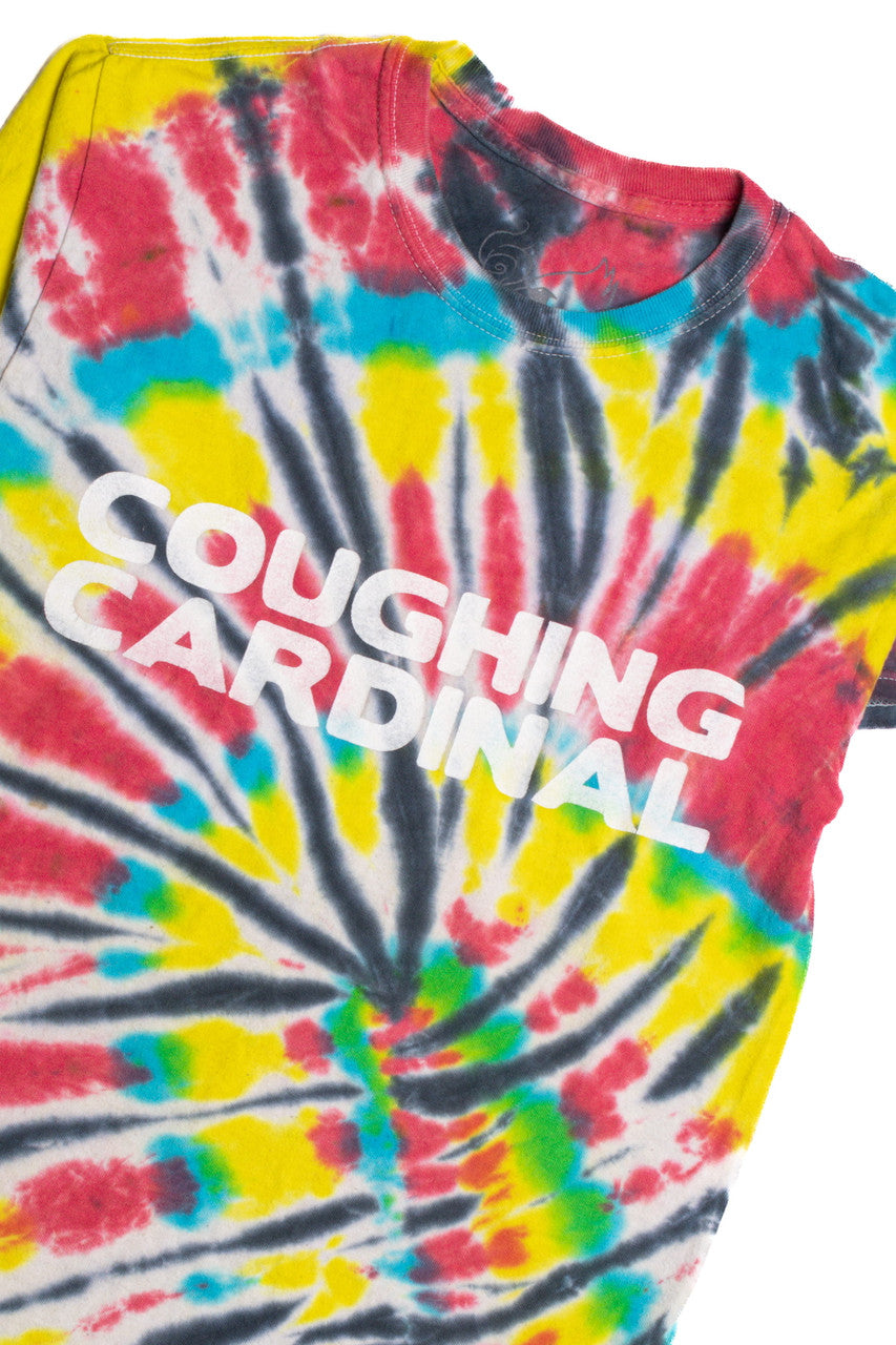 Coughing Cardinal Tie Dye T-Shirt 8596