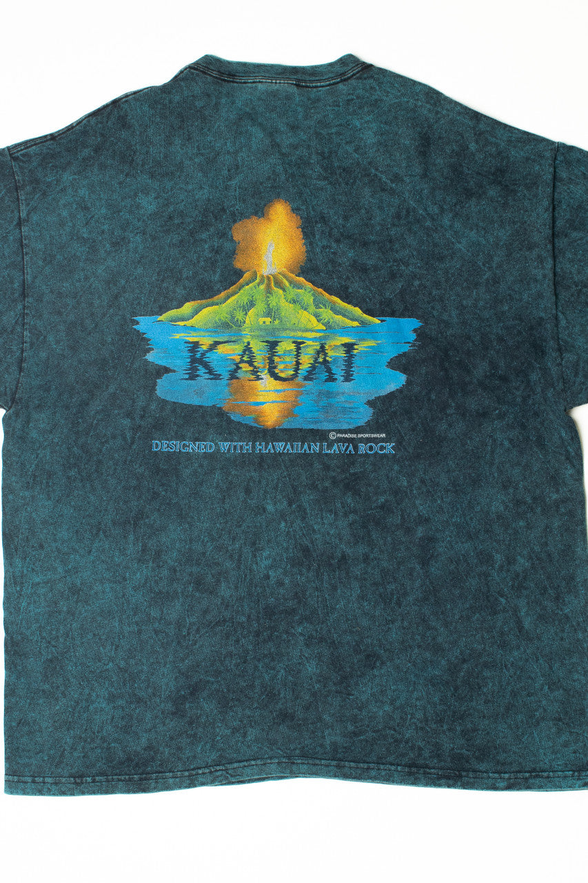 Kauai Hawaiian Lava Blues Hanes Beefy T-Shirt