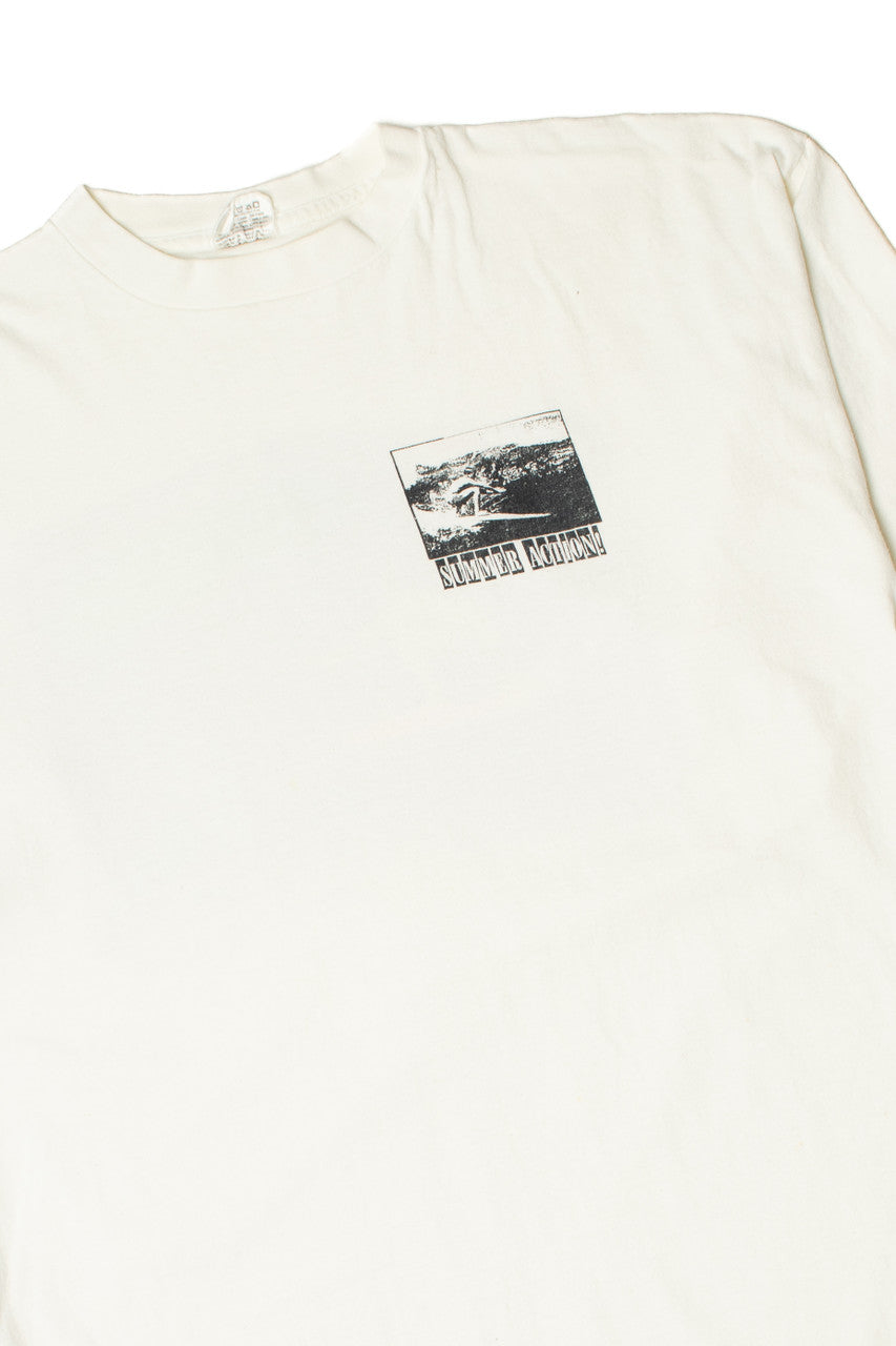 Vintage 1988 "Summer Action" Pastel Surf Body Glove T-Shirt