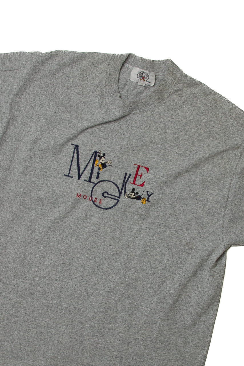 Gray Mickey Mouse T-Shirt