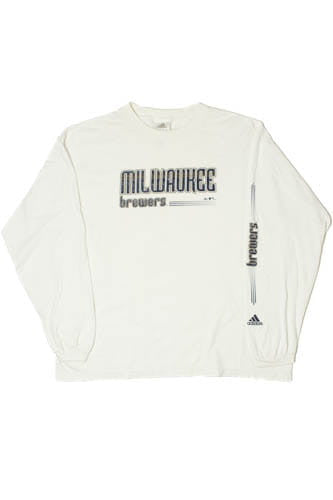 Recycled Milwaukee Brewers Adidas Long Sleeve T-Shirt (2000s)