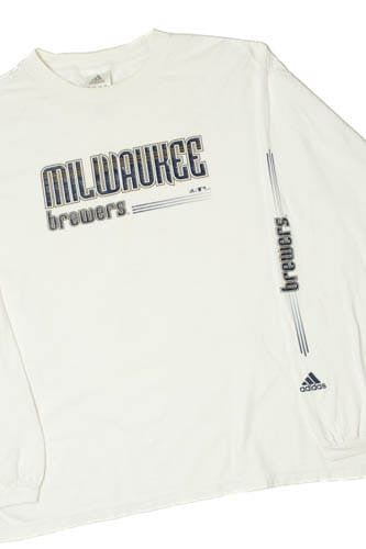 Recycled Milwaukee Brewers Adidas Long Sleeve T-Shirt (2000s)