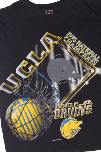Vintage Distressed 1995 UCLA Bruins Champions Single Stitch T-Shirt