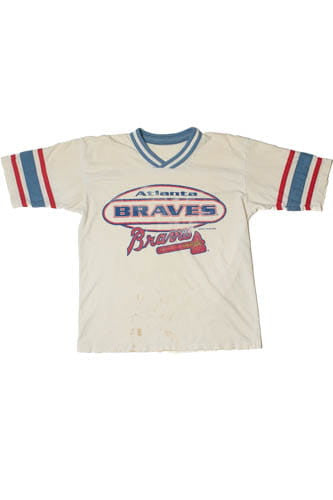 Vintage Distressed Atlanta Braves Baseball T-Shirt (2000s)