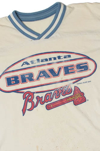 Vintage Distressed Atlanta Braves Baseball T-Shirt (2000s)