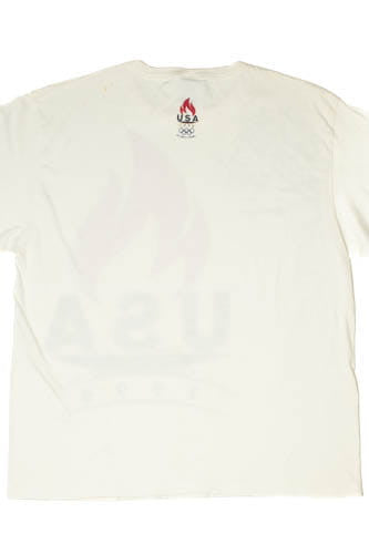 Vintage 1996 Team USA Olympics Signed by Charles Austin T-Shirt