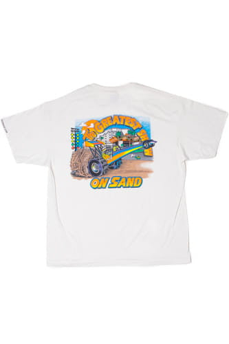 Vintage American Sand Drag Race Association Pocket T-Shirt