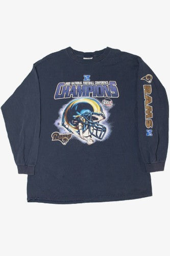 Vintage 2001 St. Louis Rams NFC Champions Long Sleeve T-Shirt