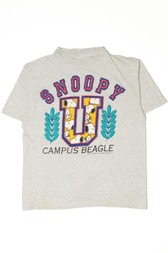 Vintage Snoopy U Campus Beagle Single Stitch T-Shirt