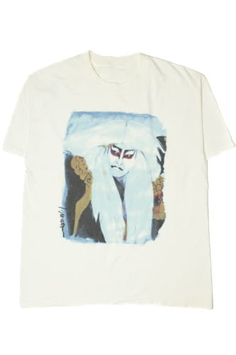 Vintage Kabuki Art Print T-Shirt