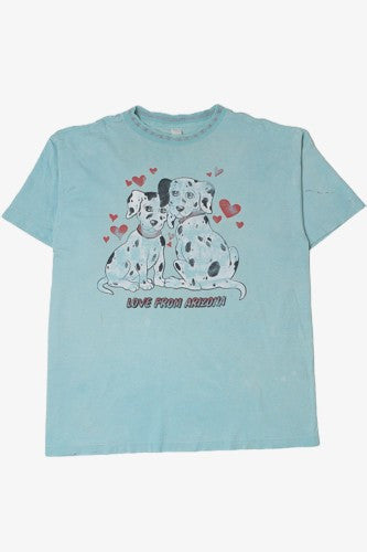 Vintage Thrashed "Love From Arizona" Dalmatian T-Shirt