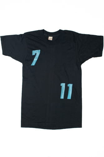 Vintage 7 11 Single Stitch Screen Stars T-Shirt (1980s)