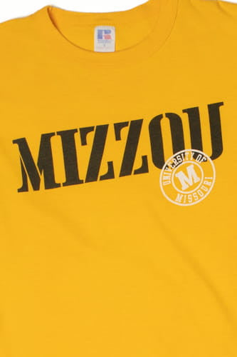 Vintage Mizzou University Of Missouri Single Stitch T-Shirt