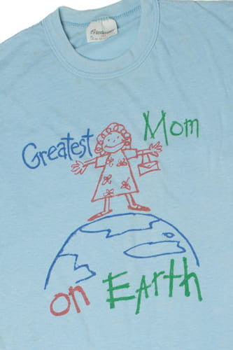 Vintage "Greatest Mom On Earth" Single Stitch T-Shirt