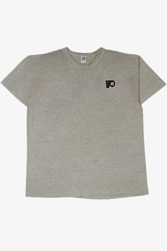 Vintage Philadelphia Flyers Embroidered Logo T-Shirt