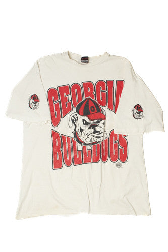Vintage Georgia Bulldogs Sports Line T-Shirt 8954