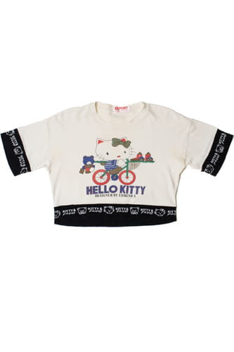 Vintage Hello Kitty "Kitty & Friend" Crop Top T-Shirt