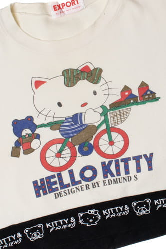 Vintage Hello Kitty "Kitty & Friend" Crop Top T-Shirt