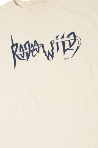 Vintage 1995 "Rodeo Wild" American Flag Print T-Shirt