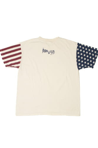 Vintage 1995 "Rodeo Wild" American Flag Print T-Shirt