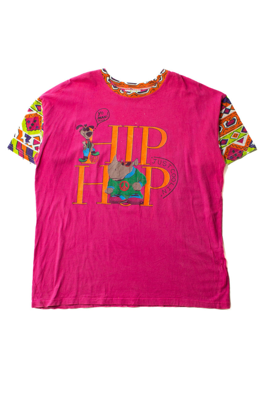 Vintage Oversized Hip Hop Rhino T-Shirt (1993)