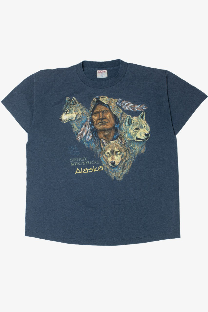Vintage Alaska "Spirit Brothers" Wolf Single Stitch T-Shirt