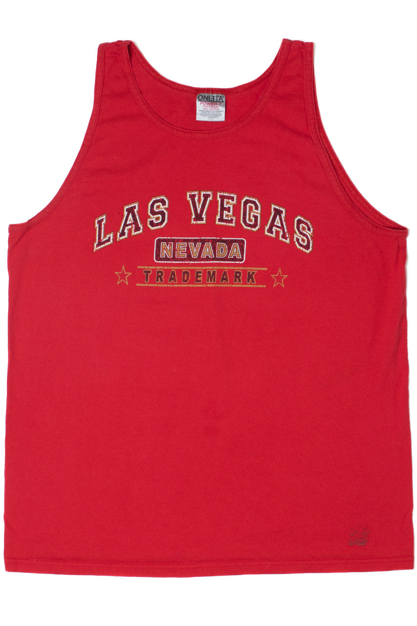 Vintage Las Vegas Nevada Oneita Tank Top