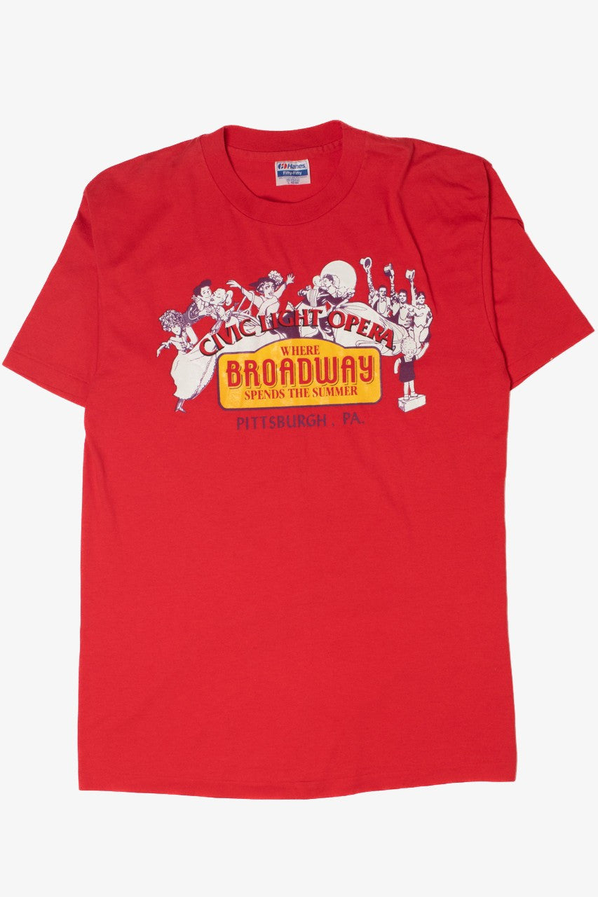 Vintage Civic Light Opera Broadway Single Stitch T-Shirt