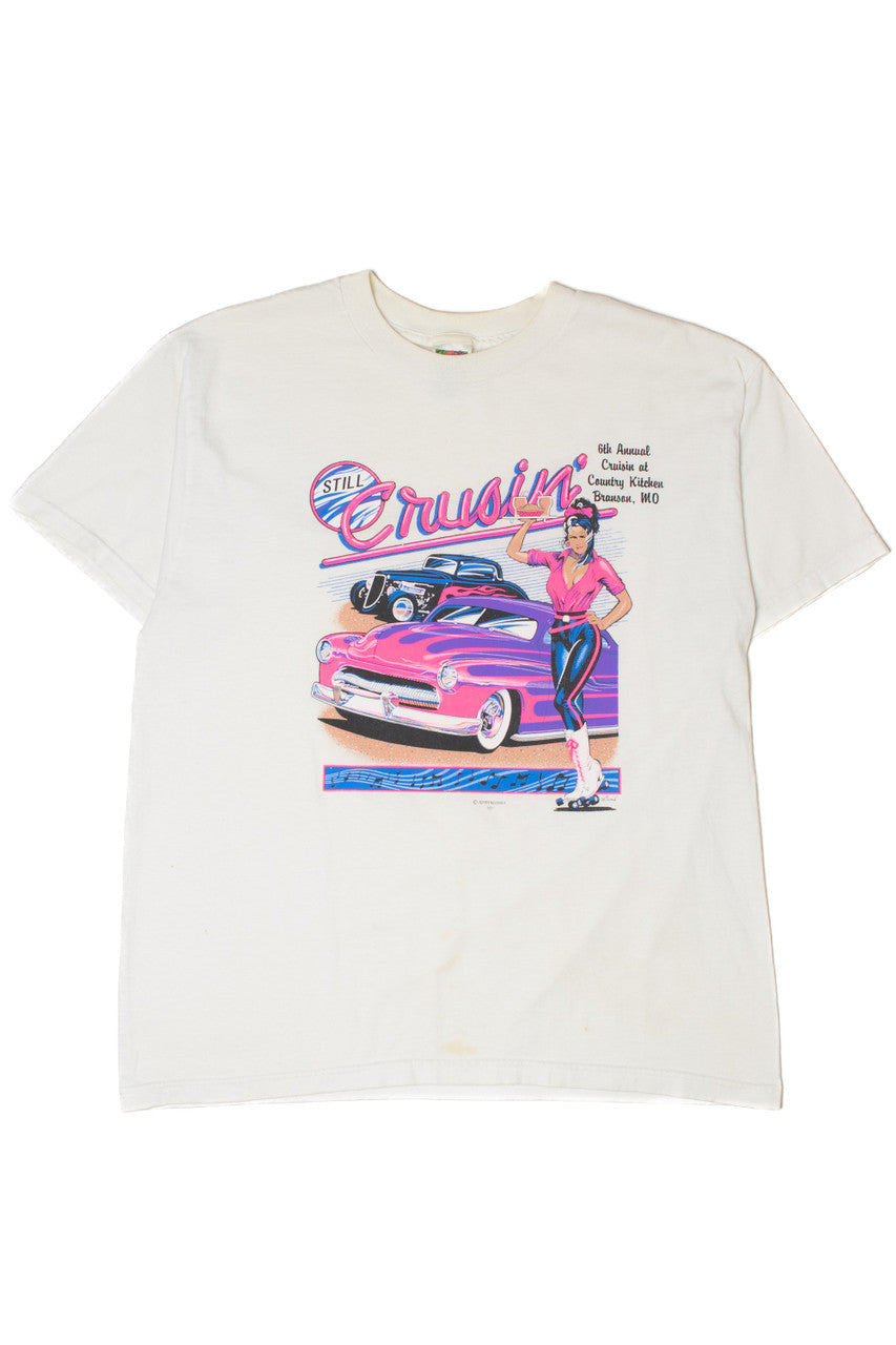 Vintage "Still Cruisin'" Neon Print T-Shirt