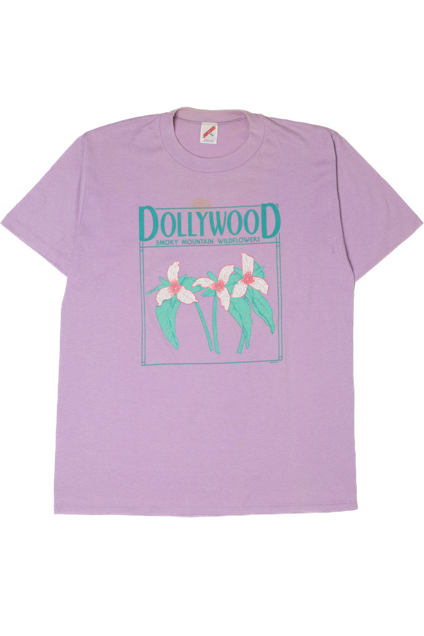 Vintage "Dollywood" Smoky Mountain Wildflowers Single Stitch T-Shirt