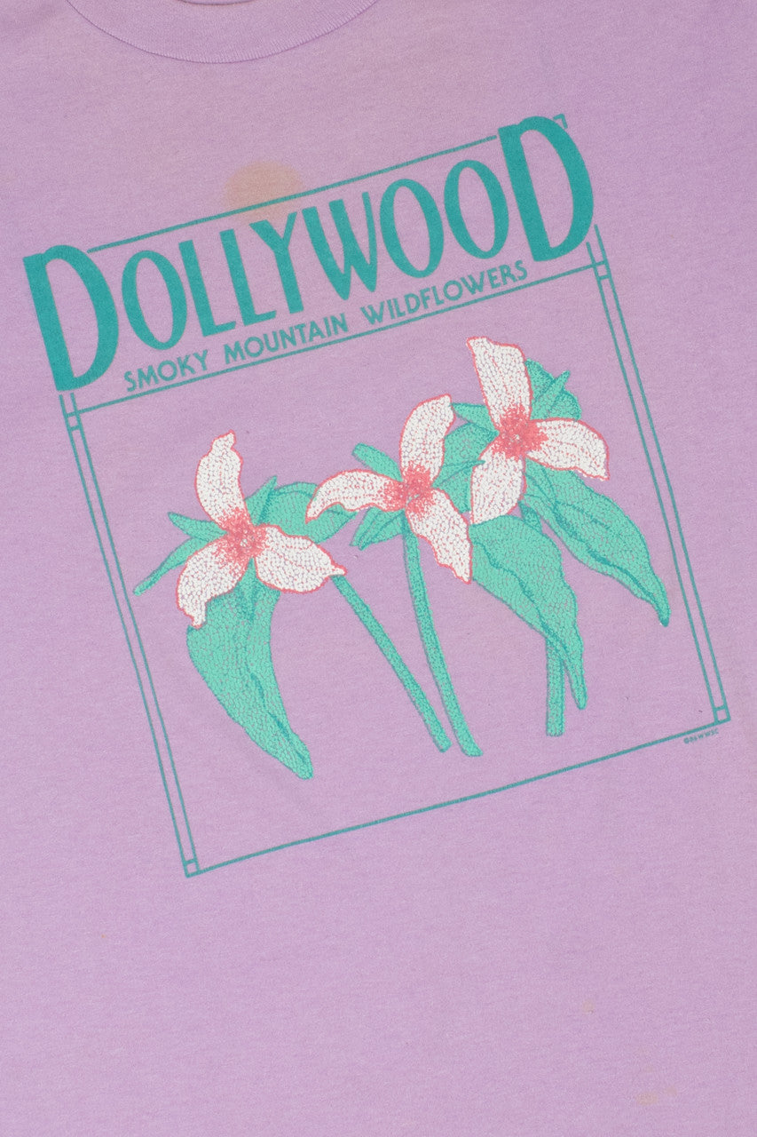 Vintage "Dollywood" Smoky Mountain Wildflowers Single Stitch T-Shirt