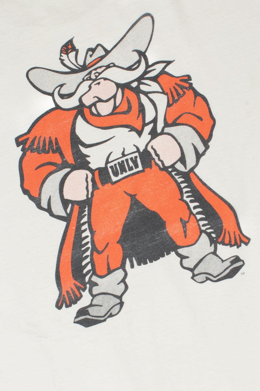 Vintage Thrashed University of Las Vegas Mascot T-Shirt