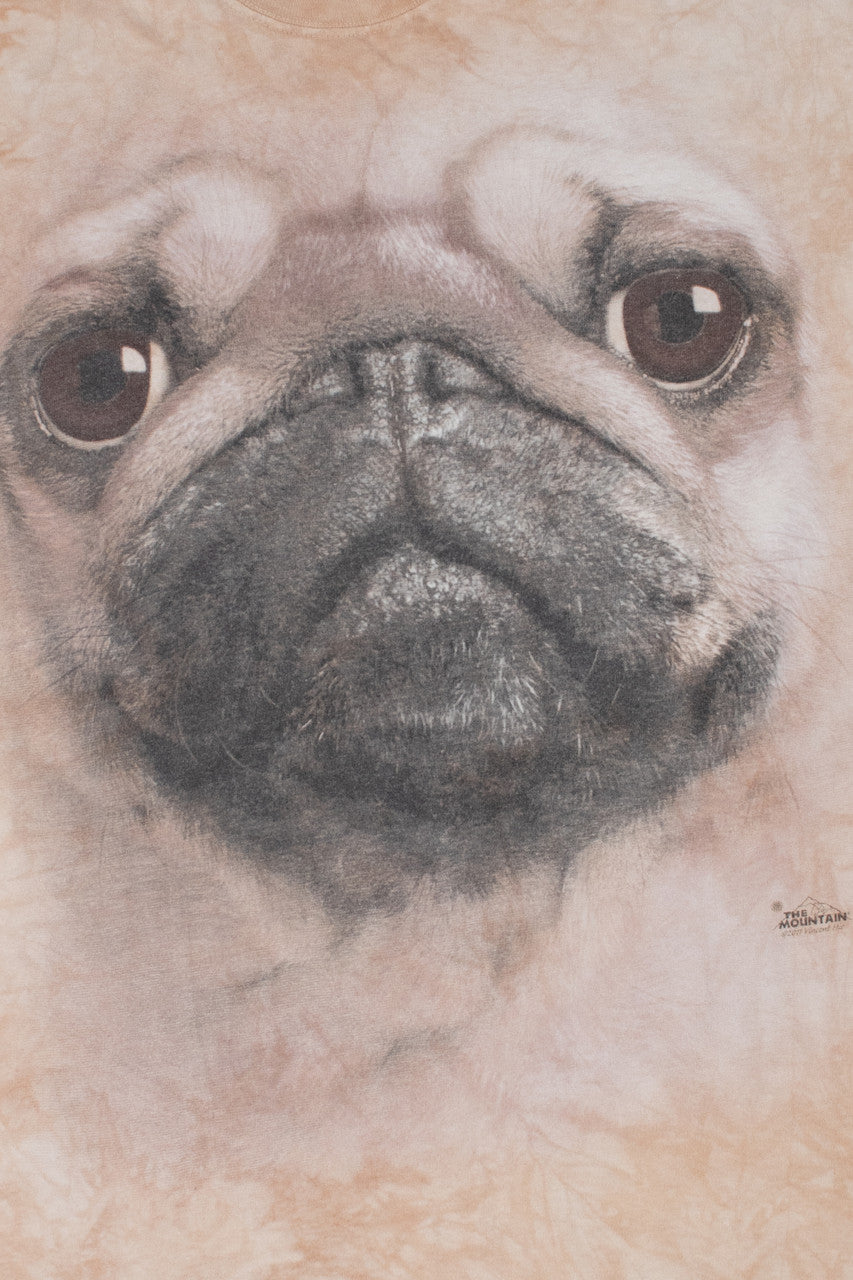 Recycled Pug Close-Up The Mountain T-Shirt