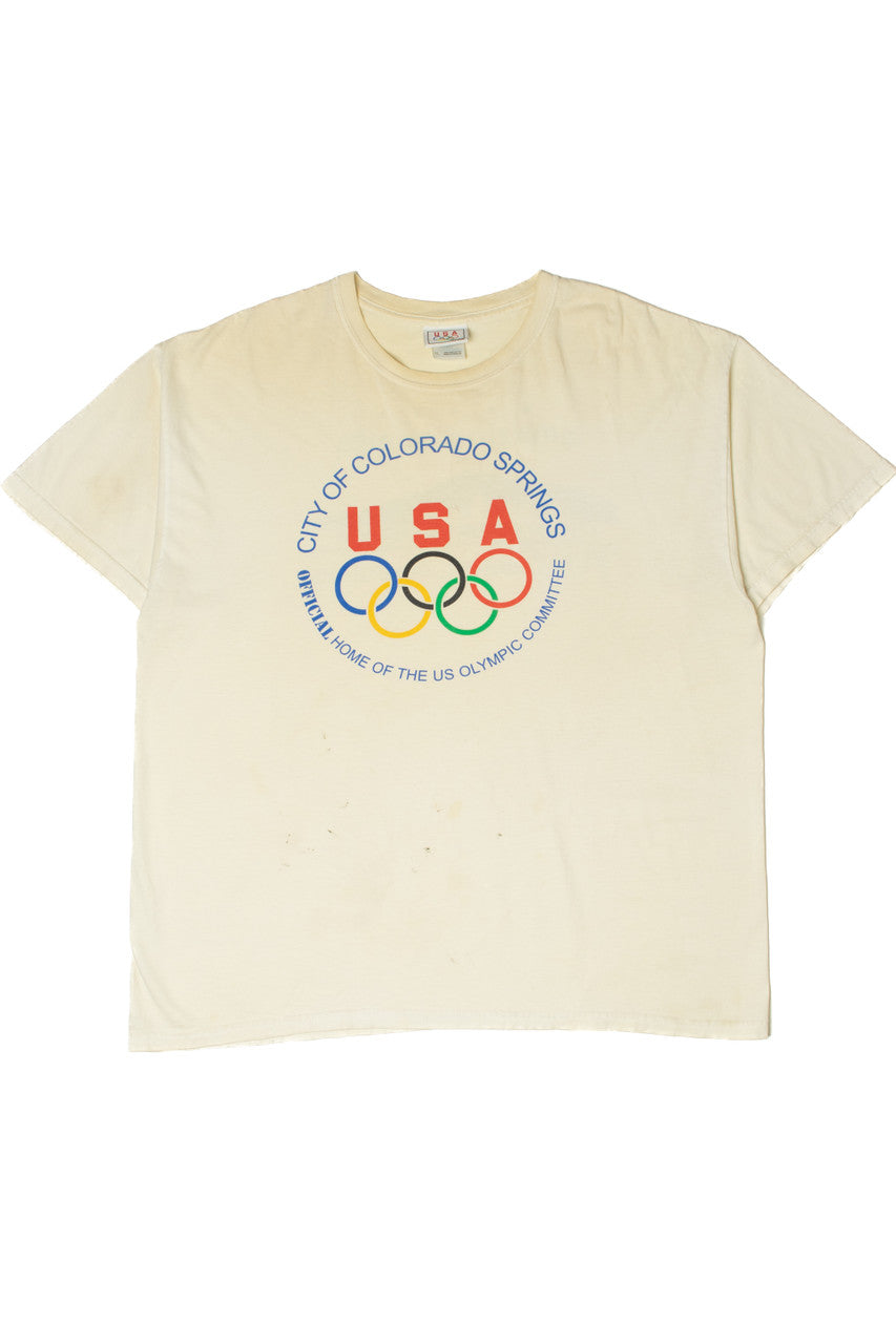 Vintage Colorado Springs Olympic Comittee USA T-Shirt
