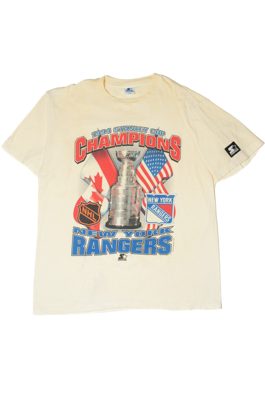 Vintage 1994 NHL Stanley Cup Champions New York Rangers T-Shirt
