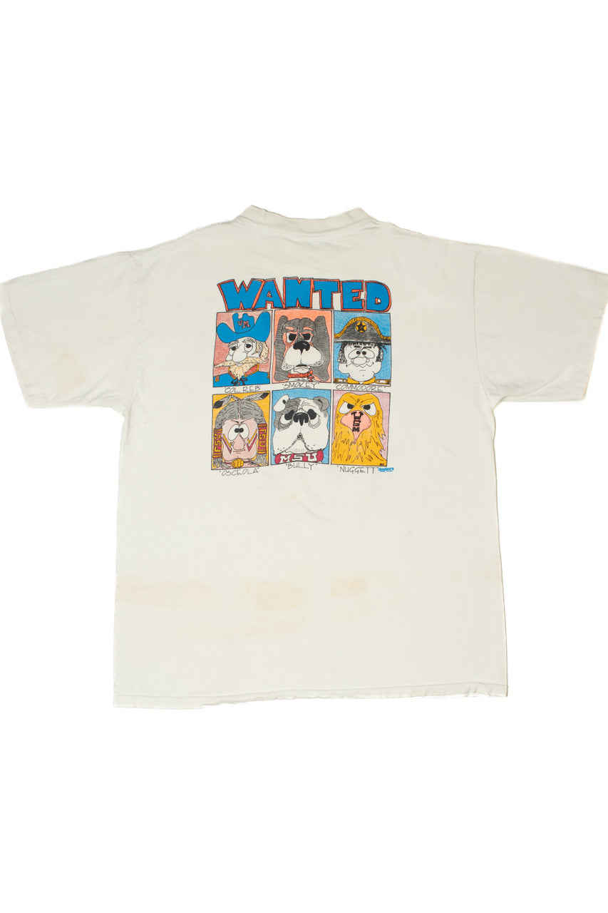 Vintage "Cat Tracy" Wanted Characters T-Shirt
