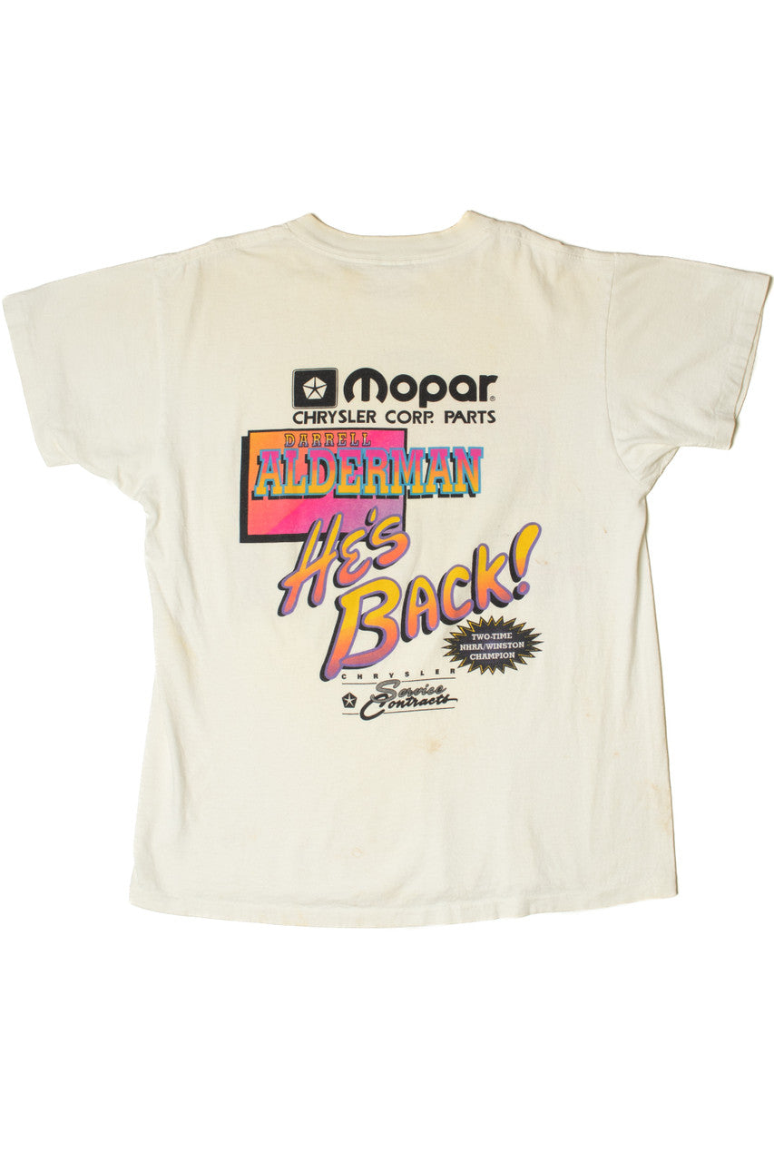 Vintage Darrell Alderman Racing Mopar Racecar T-Shirt