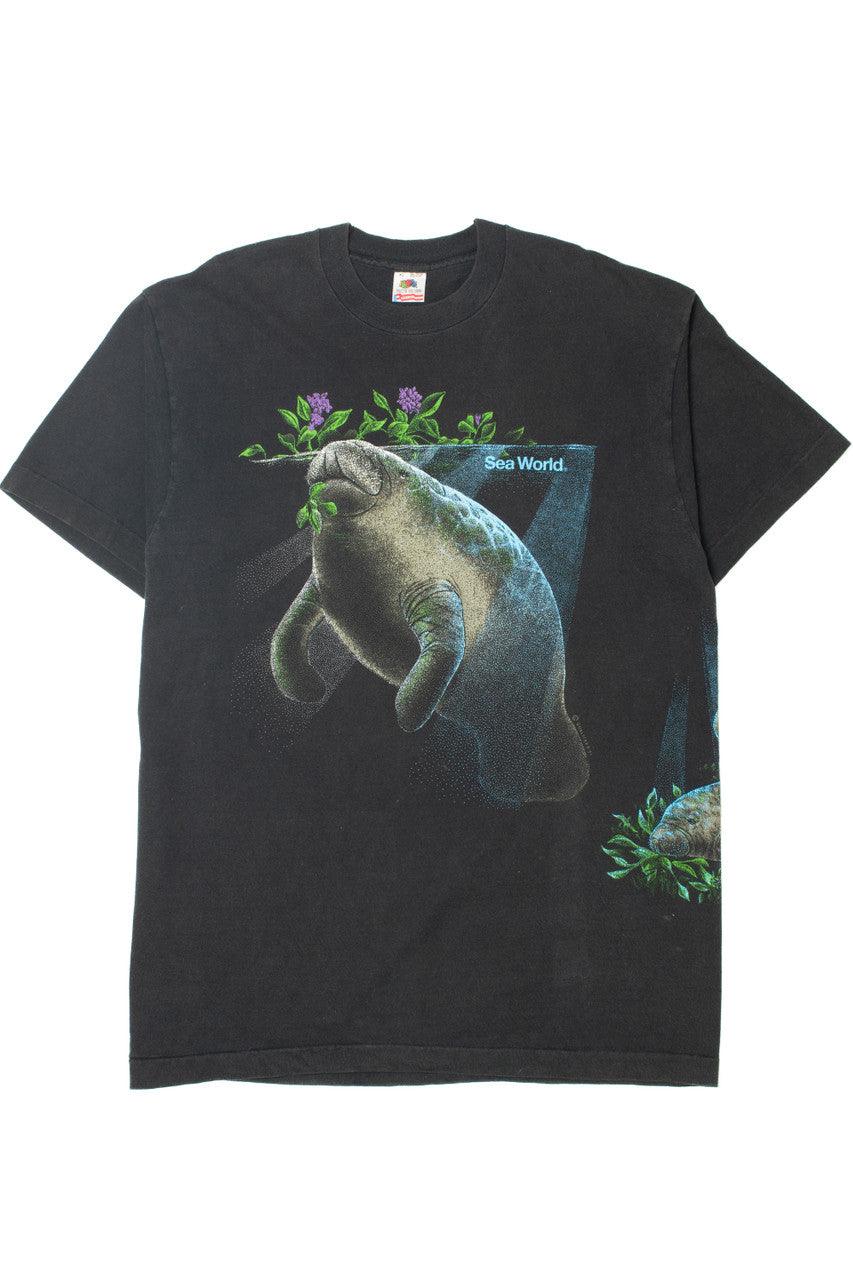 Vintage 1991 "Sea World" Manatees T-Shirt