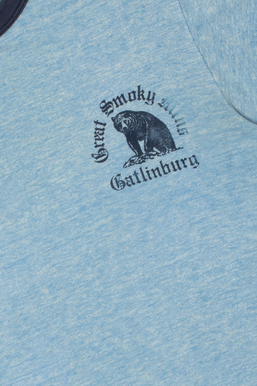 Vintage "Gatlinburg" Tennessee Bear Ringer T-Shirt