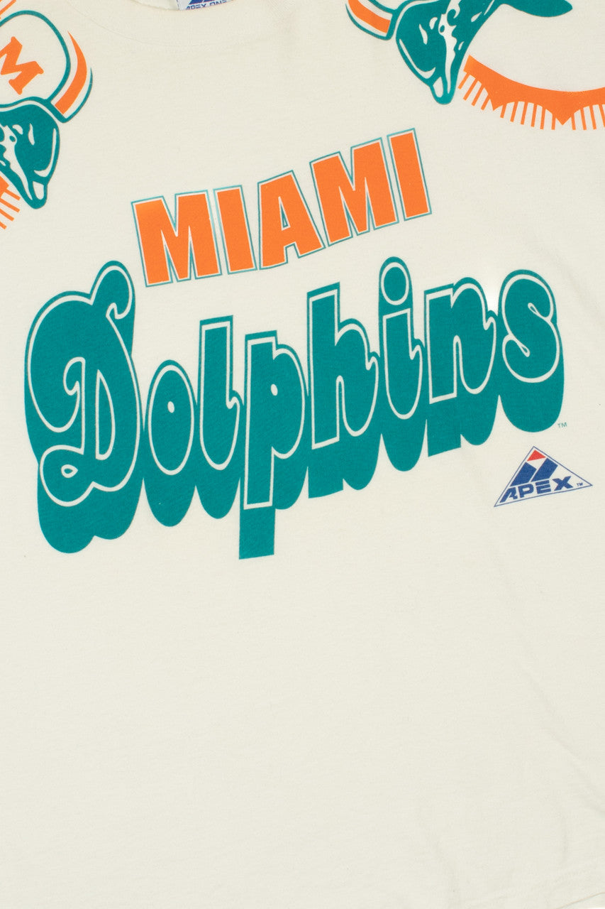 Vintage Miami Dolphins NFL Football Logo T-Shirt