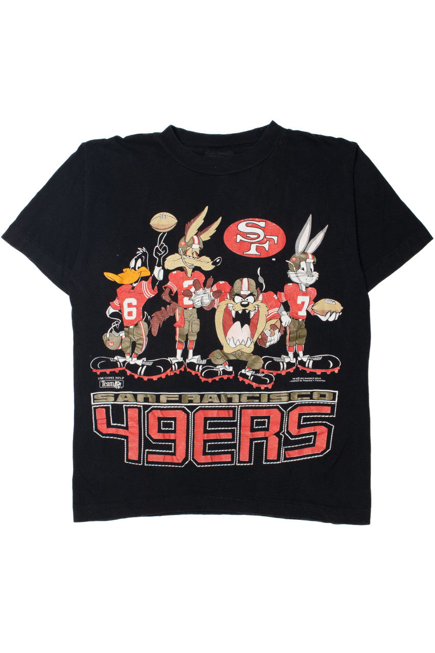 Vintage 1993 "San Francisco 49ers" Looney Tunes Football T-Shirt