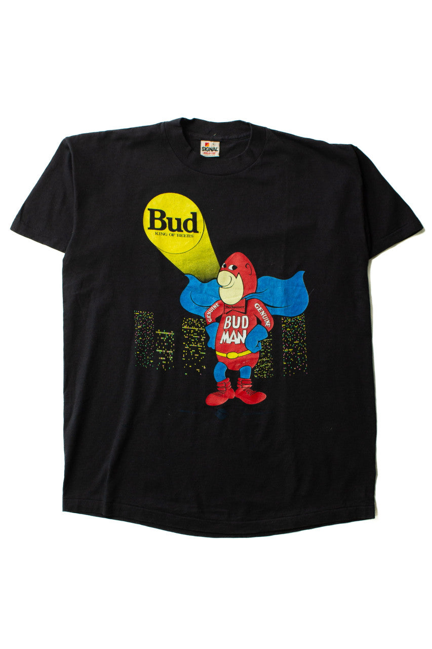 Vintage Budweiser Bud Man T-Shirt (1990s)
